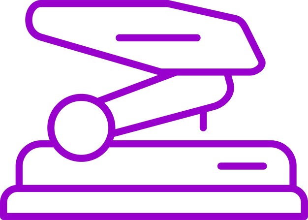 Diseño vectorial del estilo del icono de perforación del agujero