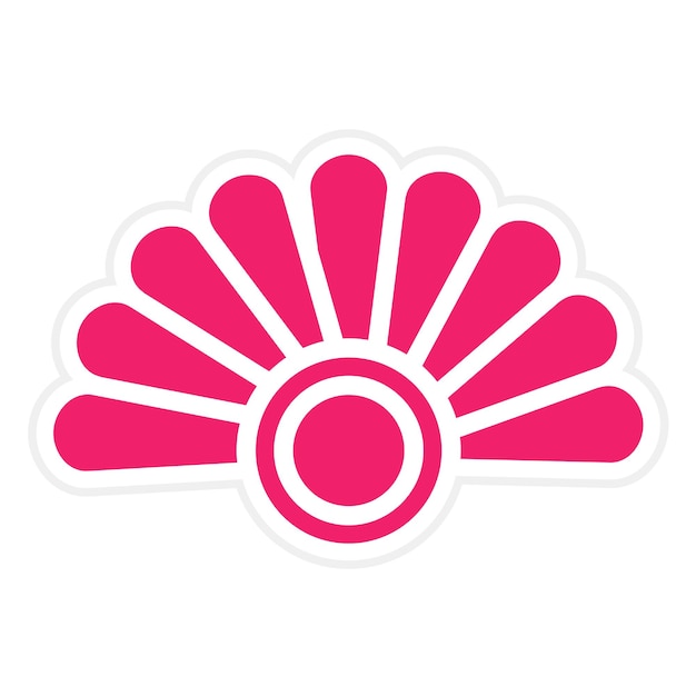 Diseño vectorial Estilo de icono de perla