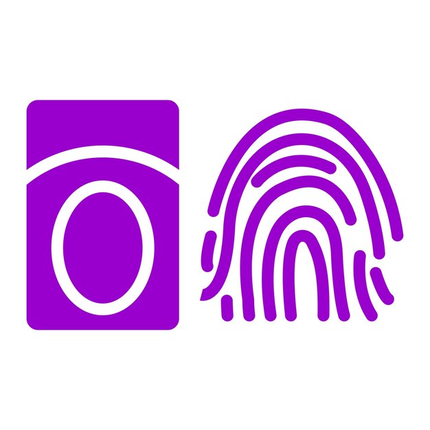 Diseño vectorial Estilo de icono de persona digital