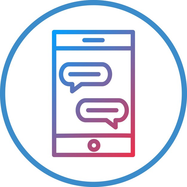 Diseño vectorial Estilo del icono de la persona que está hablando
