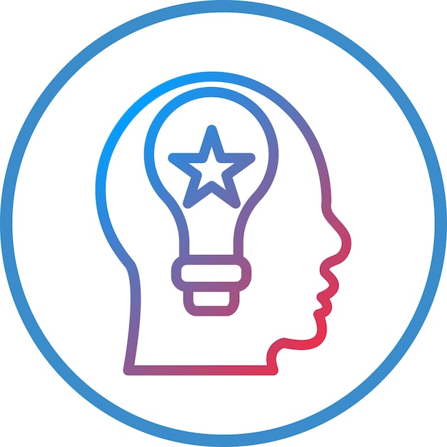 Diseño vectorial Estilo del icono de personalidad