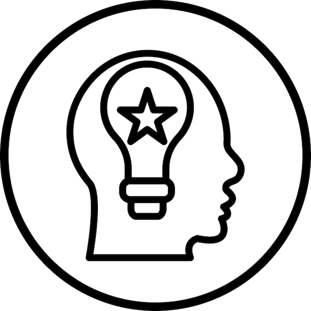 Diseño vectorial Estilo del icono de personalidad