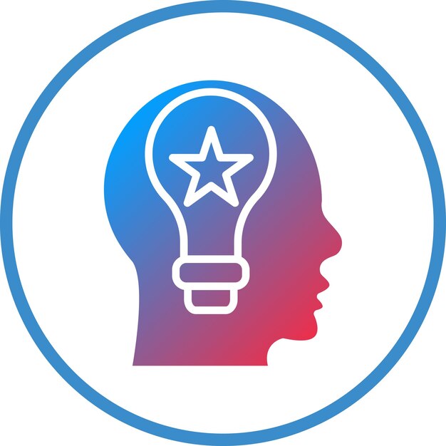 Diseño vectorial Estilo del icono de personalidad