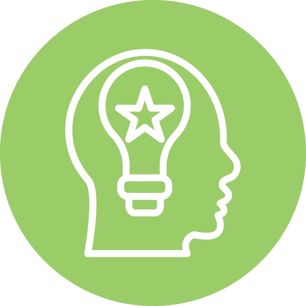 Diseño vectorial Estilo del icono de personalidad