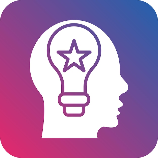 Diseño vectorial Estilo del icono de personalidad
