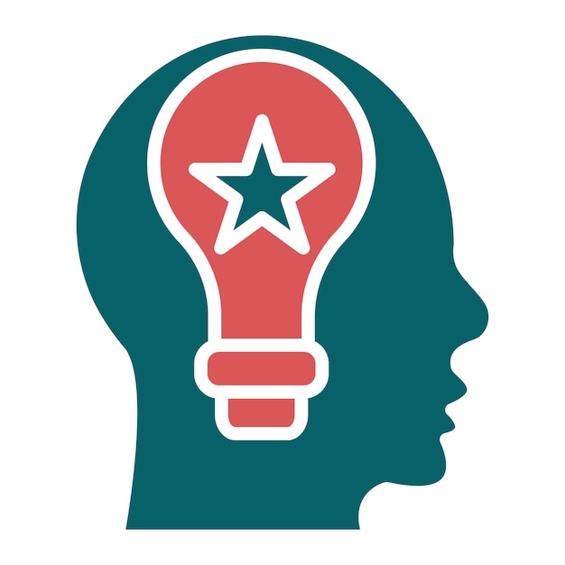 Diseño vectorial Estilo del icono de personalidad