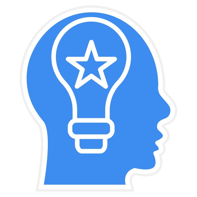 Diseño vectorial Estilo del icono de personalidad