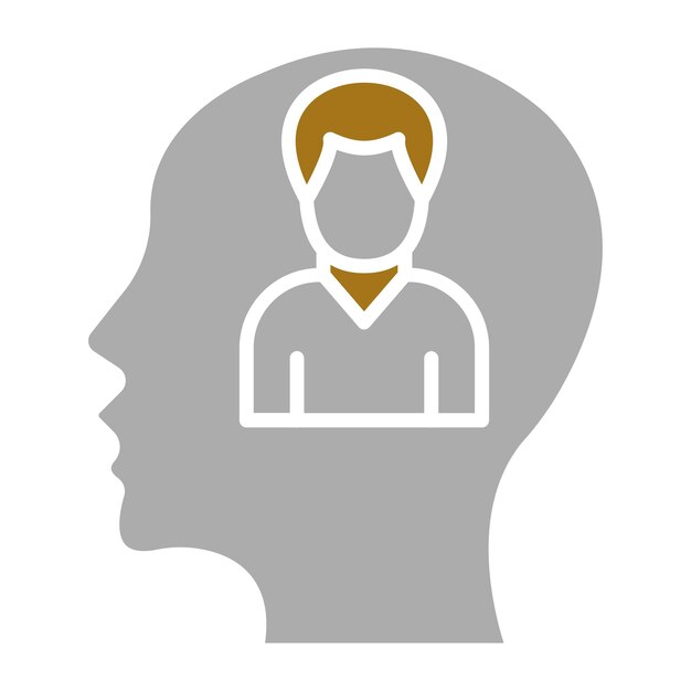 Diseño vectorial Estilo del icono de personalidad