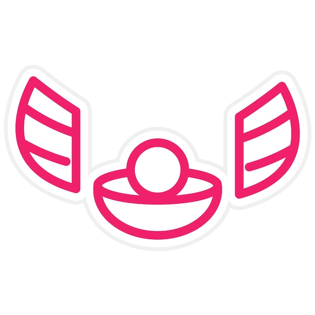 Diseño vectorial Estilo del icono de PetPearls