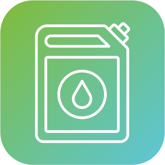 Diseño vectorial Estilo de icono de petróleo