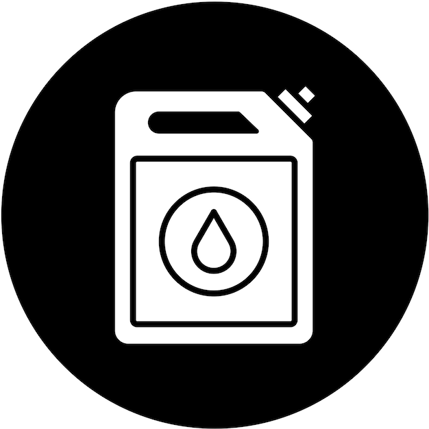 Diseño vectorial Estilo de icono de petróleo