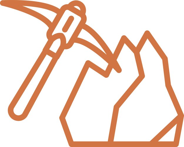 Diseño vectorial Estilo del icono de la picada