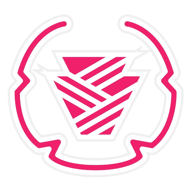 Diseño vectorial Estilo de icono de piedra clave perspicaz