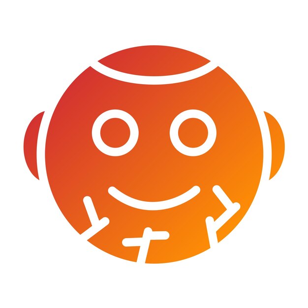 Diseño vectorial de estilo de icono de piel seca