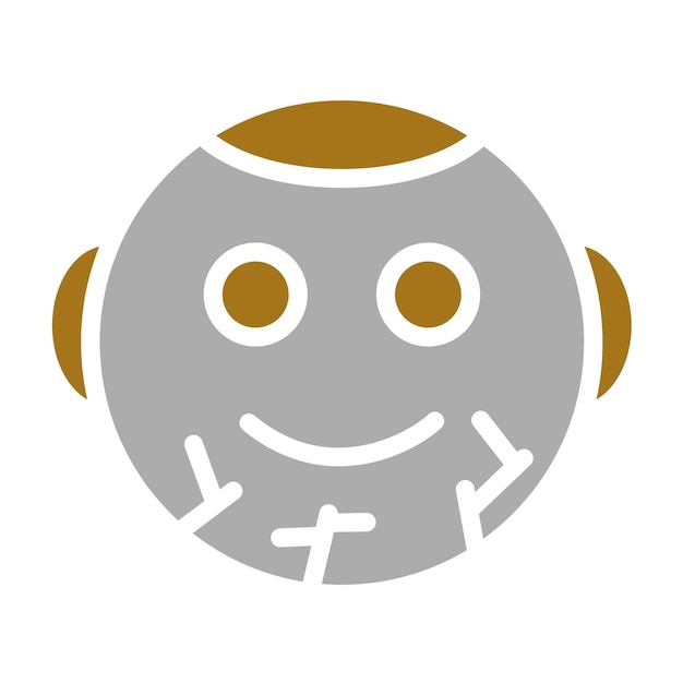 Diseño vectorial de estilo de icono de piel seca