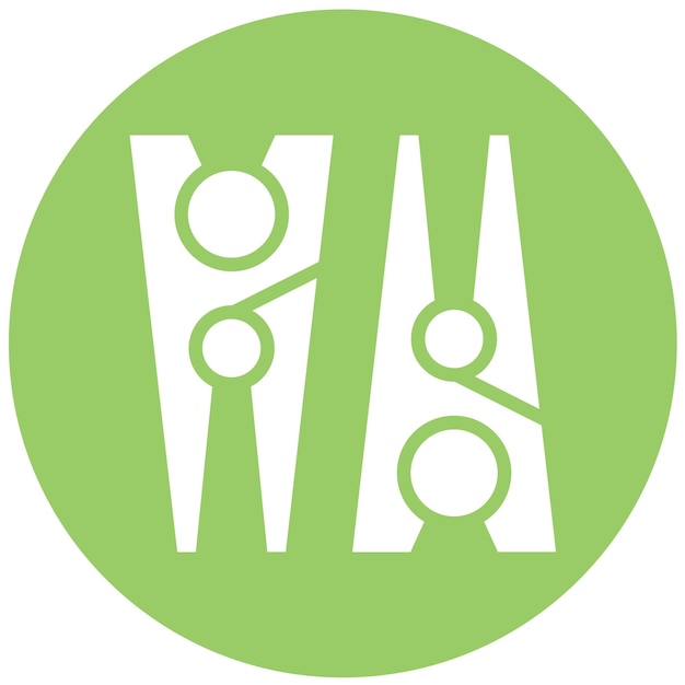 Diseño vectorial Estilo del icono de la pinza