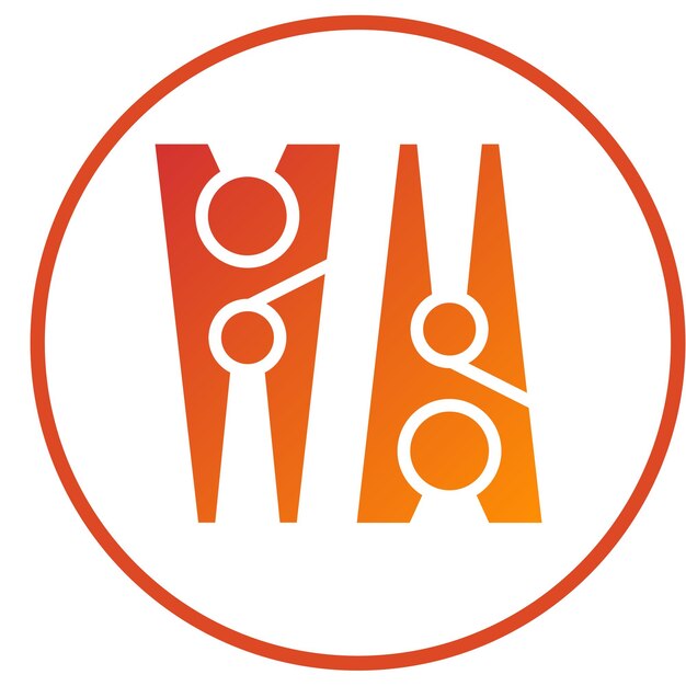 Diseño vectorial Estilo del icono de la pinza