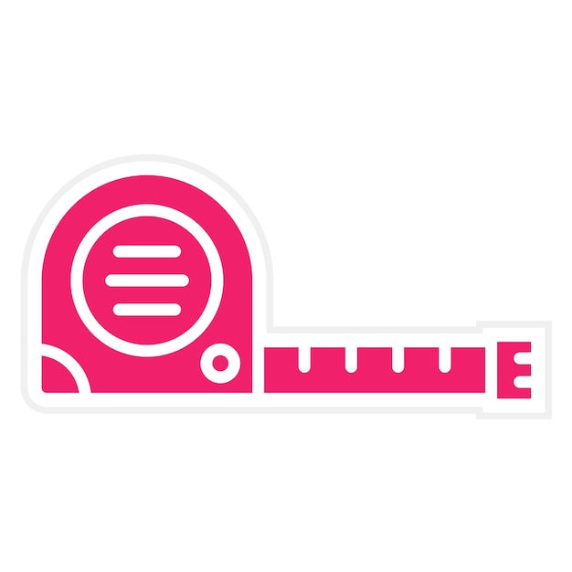 Diseño vectorial Estilo del icono de la pistola de cinta