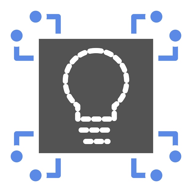 Diseño vectorial Estilo del icono del píxel cuántico