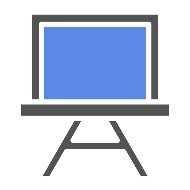 Diseño vectorial Estilo del icono de la pizarra