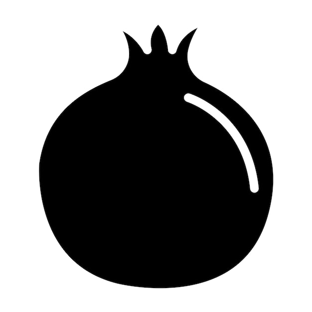 Diseño vectorial estilo de icono de placer de la granada