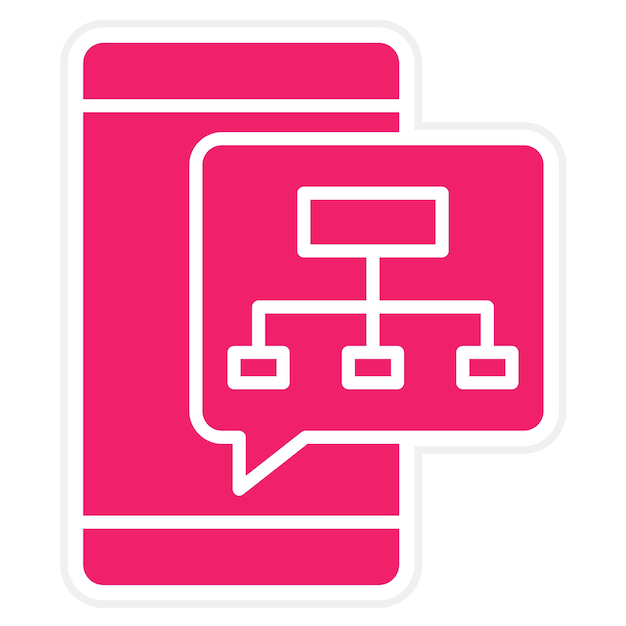 Diseño vectorial Estilo de icono de plan libre