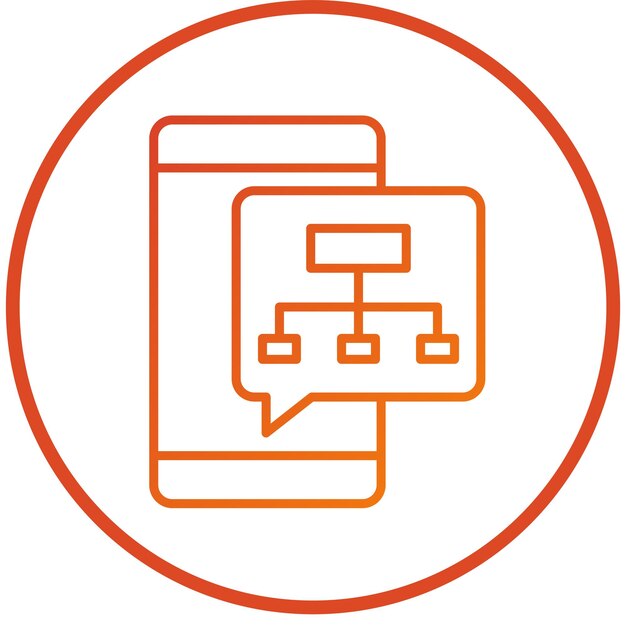 Diseño vectorial Estilo de icono de plan libre