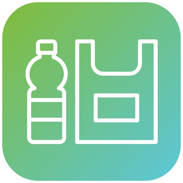 Diseño vectorial Estilo de icono de plástico