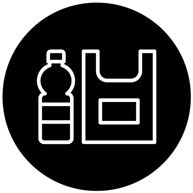Diseño vectorial Estilo de icono de plástico