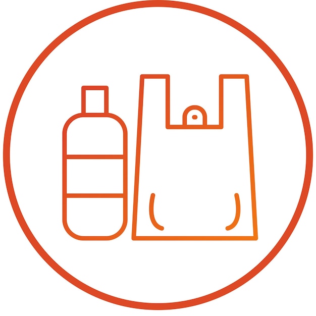 Diseño vectorial Estilo de icono de plástico