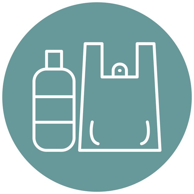 Diseño vectorial Estilo de icono de plástico