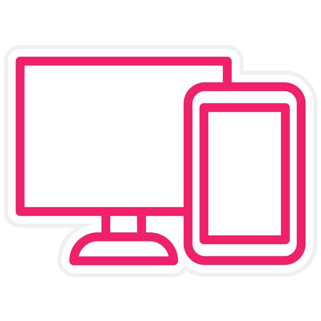 Diseño vectorial estilo de icono de plataforma DIY
