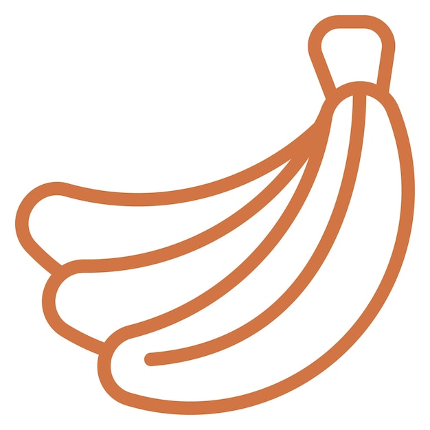 Diseño vectorial Estilo de icono de plátano