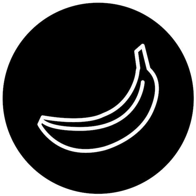 Diseño vectorial Estilo de icono de plátano
