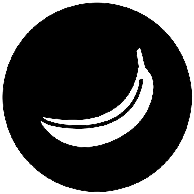 Diseño vectorial Estilo de icono de plátano