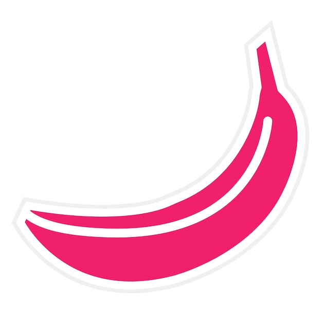 Diseño vectorial Estilo de icono de plátano