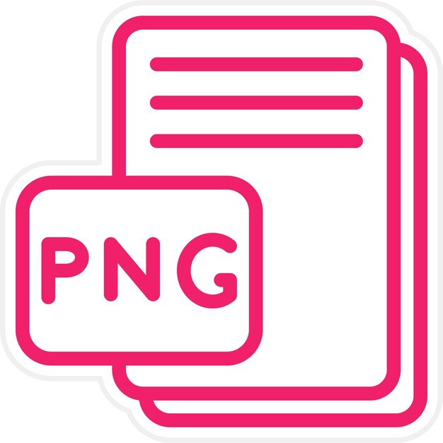 Diseño vectorial estilo de icono PNG