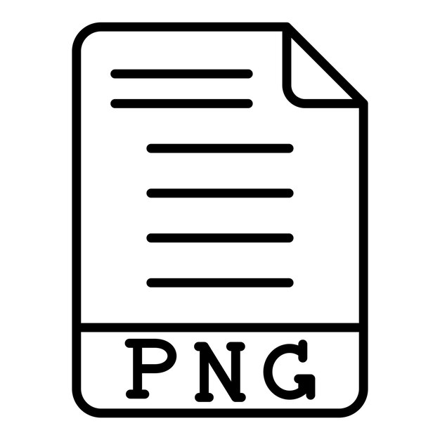 Diseño vectorial estilo de icono PNG