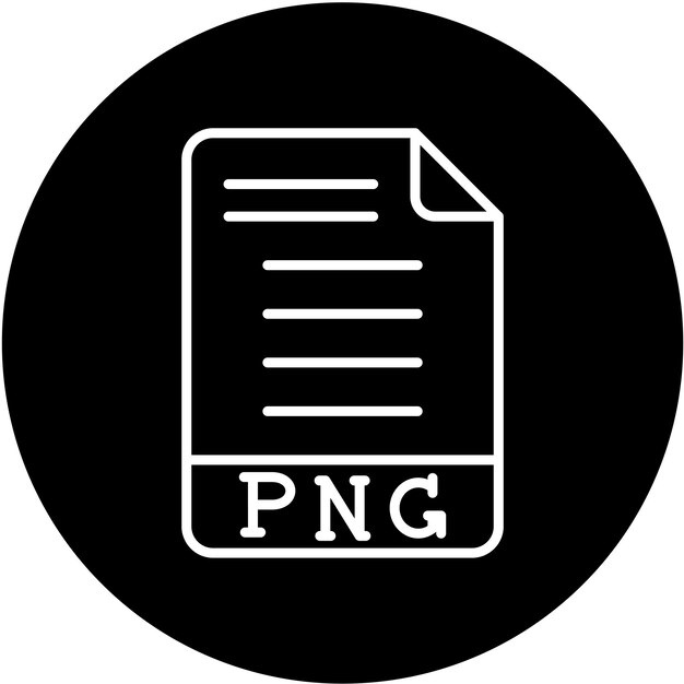 Diseño vectorial estilo de icono PNG