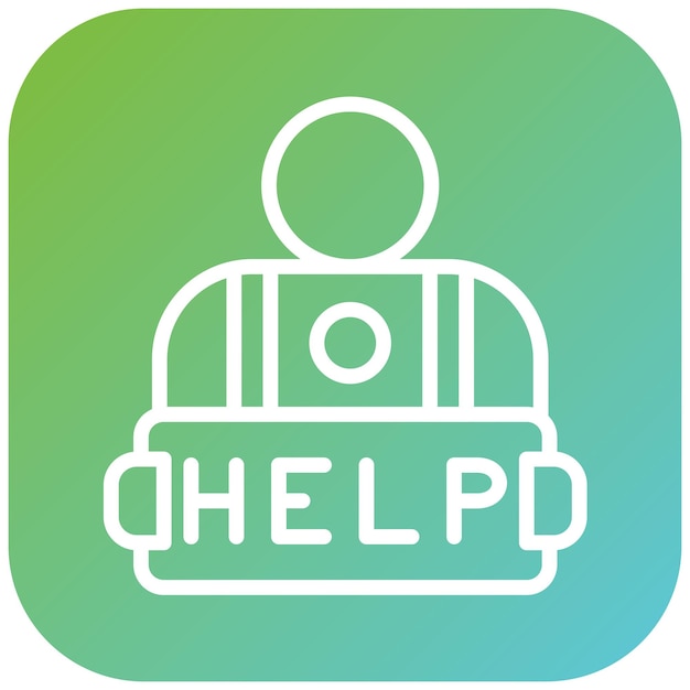 Diseño vectorial Estilo de icono pobre