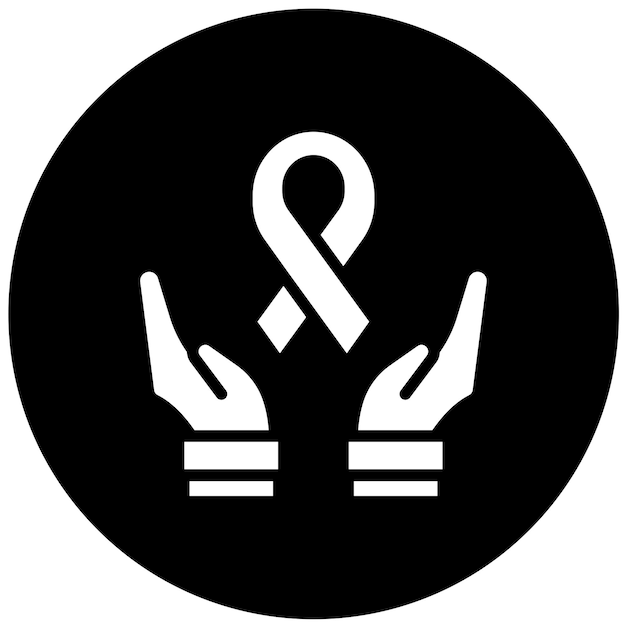 Diseño vectorial Estilo de icono de poesía de cáncer