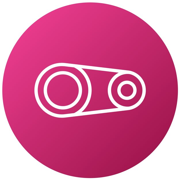 Diseño vectorial Estilo del icono de la pole idle