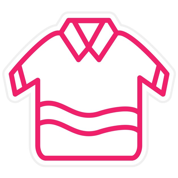 Diseño vectorial Estilo del icono de Polo