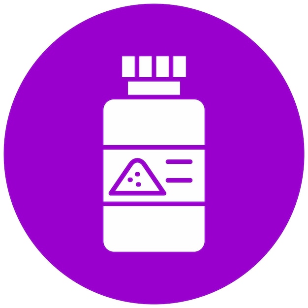 Diseño vectorial de estilo de icono de polvo para bebés