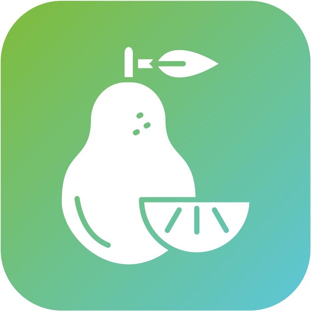 Diseño vectorial Estilo del icono de Pomelo