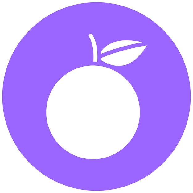 Diseño vectorial de estilo de icono de pomelo