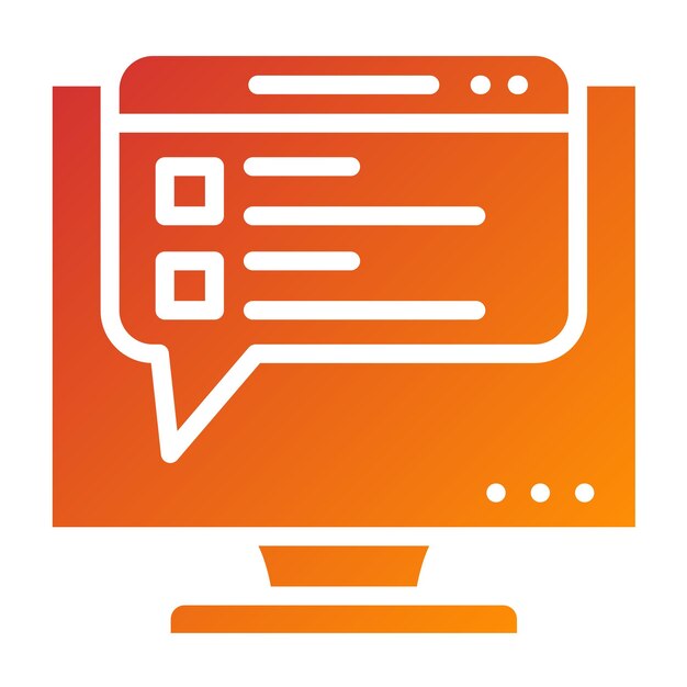 Diseño vectorial Estilo de icono pop de pantalla