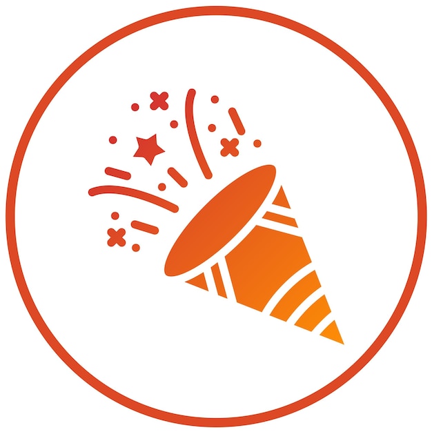 Diseño vectorial estilo de icono Popper