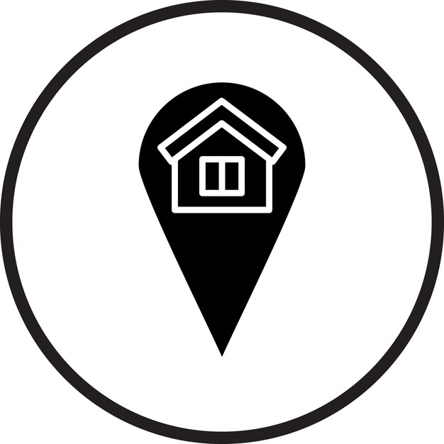 Diseño vectorial Estilo del icono del poseedor de espacio