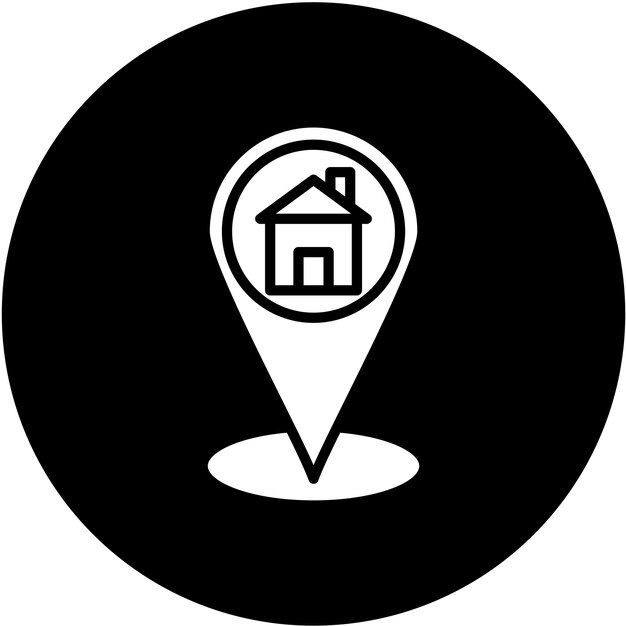 Diseño vectorial Estilo del icono del poseedor de espacio